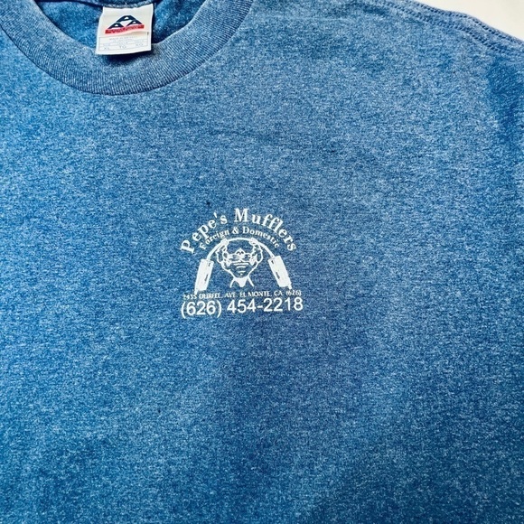 PEPE’S MUFFLER TSHIRT XL Short Sleeve - Picture 2 of 5